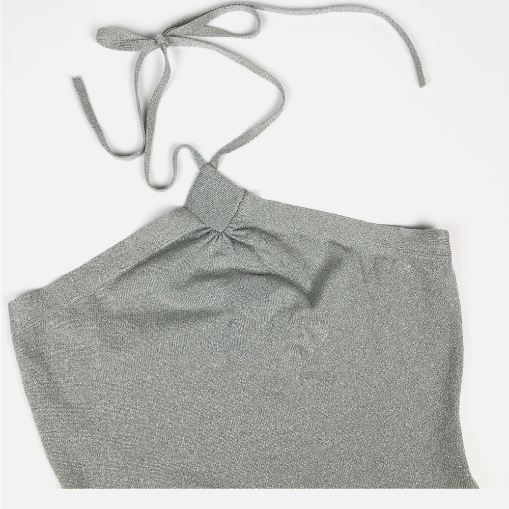 Express Metallic Knit Top